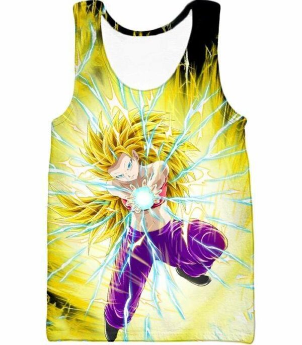 Dragon Ball Super Super Saiyan 3 Caulifla Cool Action Anime Graphic Hoodie - Dragon Ball Super Hoodie - Tank Top