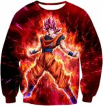 Dragon Ball Super Super Saiyan God Goku Power Rising Cool Hoodie - Dragon Ball Z Hoodie - Sweatshirt