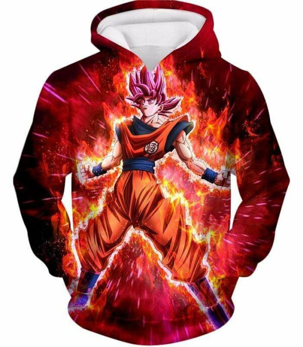 Dragon Ball Super Super Saiyan God Goku Power Rising Cool Hoodie - Dragon Ball Z Hoodie - Hoodie