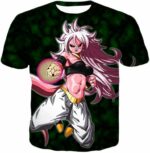 Dragon Ball Super Ultimate Fighter Android 21 Evil Form Action Hoodie - DBZ Hoodie - T-Shirt