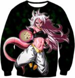 Dragon Ball Super Ultimate Fighter Android 21 Evil Form Action Hoodie - DBZ Hoodie - Sweatshirt