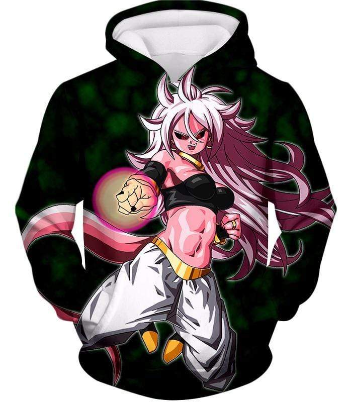 Dragon Ball Super Ultimate Fighter Android 21 Evil Form Action Hoodie - DBZ Hoodie - Hoodie