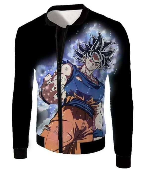 Dragon Ball Super Ultra Instinct Goku Super Cool Saiyan Warrior Black Hoodie - DBZ Hoodie - Jacket