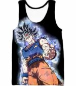 Dragon Ball Super Ultra Instinct Goku Super Cool Saiyan Warrior Black Zip Up Hoodie - DBZ Hoodie - Tank Top