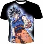 Dragon Ball Super Ultra Instinct Goku Super Cool Saiyan Warrior Black Zip Up Hoodie - DBZ Hoodie - T-Shirt