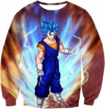 Dragon Ball Super Vegito Super Saiyan Blue Anime Zip Up Hoodie - Sweatshirt