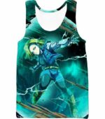 Dragon Ball Super Very Cool Action Hero Android 18 Graphic Hoodie - Dragon Ball Super Hoodie - Tank Top