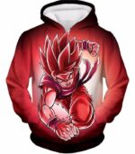 Dragon Ball Super Warrior Goku Super Saiyan God Red Hoodie