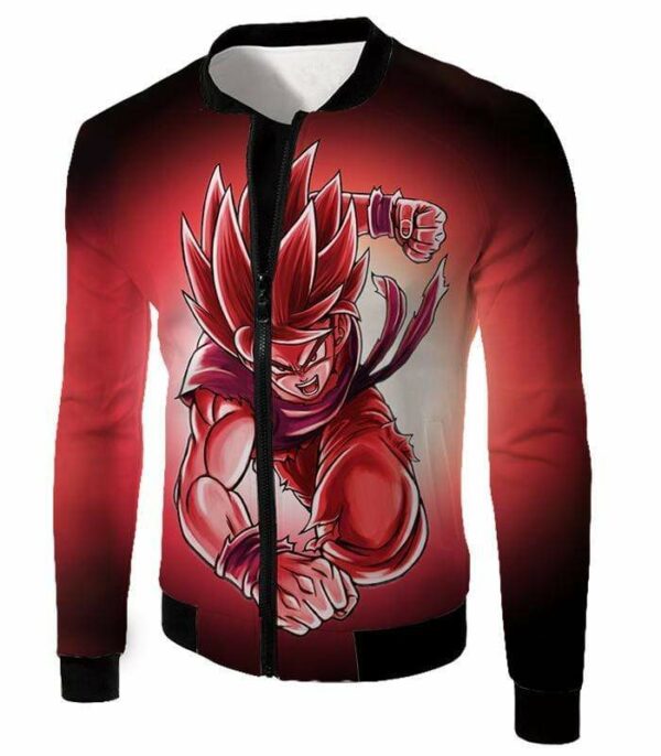 Dragon Ball Super Warrior Goku Super Saiyan God Red Hoodie - Jacket