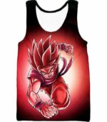 Dragon Ball Super Warrior Goku Super Saiyan God Red Hoodie - Tank Top