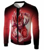 Dragon Ball Super Warrior Goku Super Saiyan God Red Zip Up Hoodie - Jacket