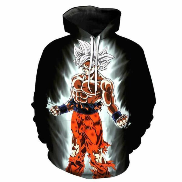 Dragon Ball Super Z Hoodie - Ultra Instinct Mastered Goku Hoodie Jacket