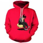 Dragon Ball Z Hoodie - An Teen Goku On Nimbus Pullover Hoodie