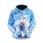 Dragon Ball Z Hoodie - Arms Crossed Vegito Super Saiyan Blue Pullover Hoodie