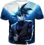 Dragon Ball Z Hoodie - Black Goku Moon Night Hoodie - T-Shirt