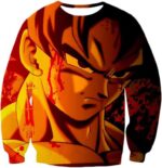 Dragon Ball Z Hoodie - Bleeding Injured Goku Hoodie - Sweatshirt