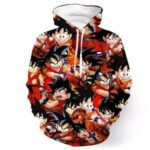 Dragon Ball Z Hoodie - Crazy Kid Goku Pullover Hoodie