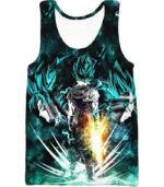 Dragon Ball Z Hoodie - Emerald Black Goku And Vegata Hoodie - Tank Top