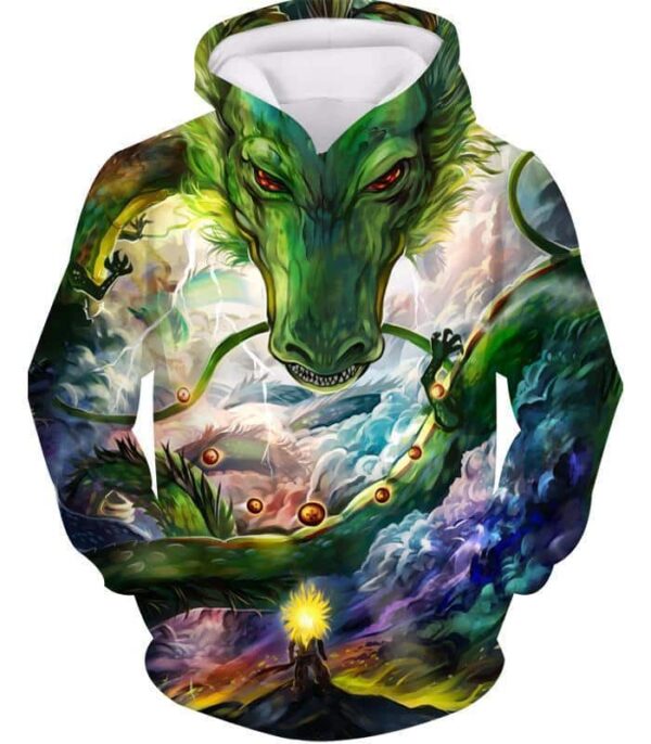 Dragon Ball Z Hoodie - Goku And Shenron Hoodie