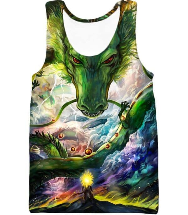 Dragon Ball Z Hoodie - Goku And Shenron Hoodie - Tank Top