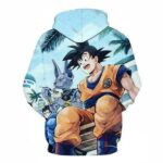 Dragon Ball Z Hoodie - Goku Chilling With Beerus Pullover Hoodie