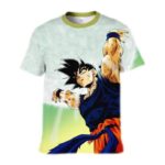 Dragon Ball Z Hoodie - Goku Spirit Bomb Zip Up Hoodie Jacket - T-Shirt