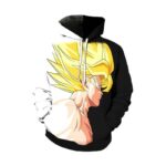Dragon Ball Z Hoodie - Goku SSJ Super Saiyan Zip Up Hoodie Jacket - PullOver Hoodie