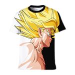 Dragon Ball Z Hoodie - Goku SSJ Super Saiyan Zip Up Hoodie Jacket - T-Shirt