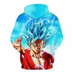 Dragon Ball Z Hoodie - Goku Super Saiyan Blue Pullover Hoodie