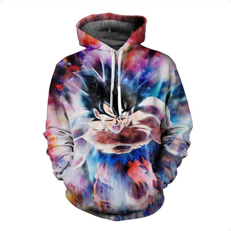 Dragon Ball Z Hoodie - Goku Ultra Instinct Aura 3D Hoodie