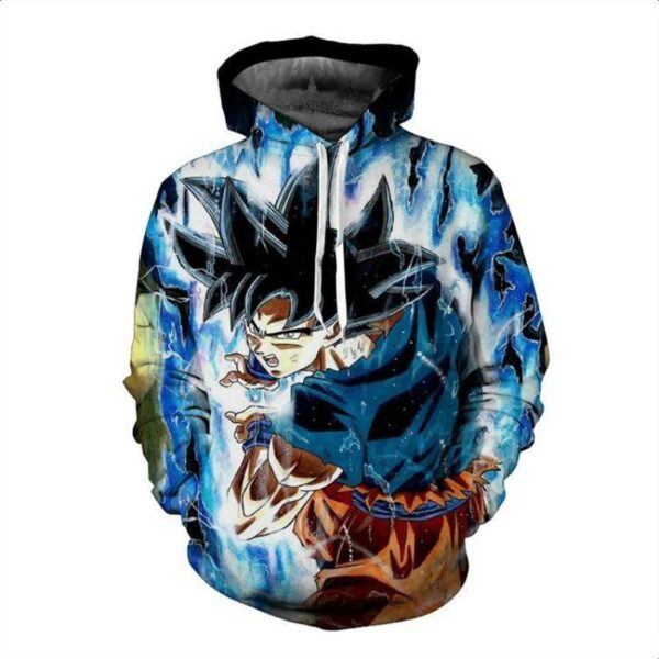 Dragon Ball Z Hoodie - Goku Ultra Instinct -Sign-  3D Hoodie