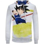 Dragon Ball Z Hoodie - Graphic Design Kid Goku Pullover Hoodie