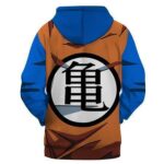 Dragon Ball Z Hoodie - Kamesennin Symbol Goku Uniform Pullover Hoodie