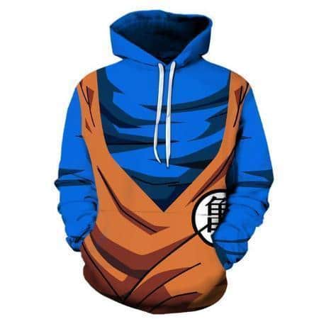 Dragon Ball Z Hoodie - Kamesennin Symbol Goku Uniform Pullover Hoodie