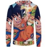 Dragon Ball Z Hoodie - Kid Goku And Shenron Pullover Hoodie