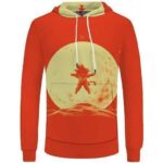 Dragon Ball Z Hoodie - Kid Goku Jumping Pullover Hoodie