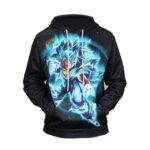 Dragon Ball Z Hoodie - Lightning Vegito Blue In Space Pullover Hoodie