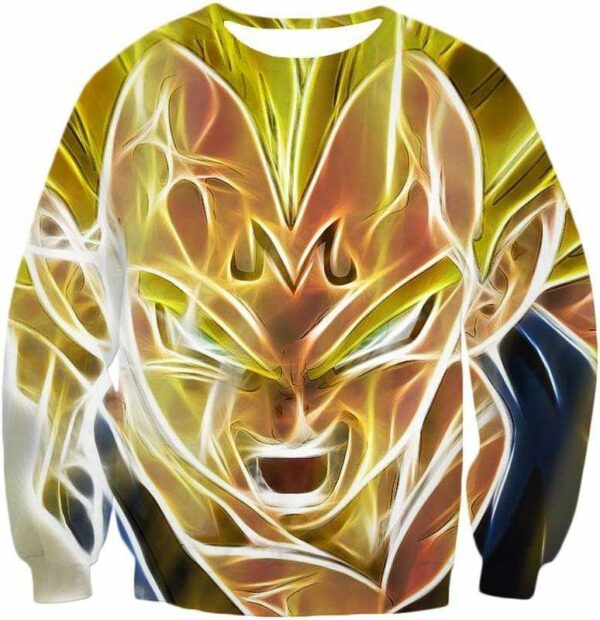 Dragon Ball Z Hoodie - Majin Vegeta Super Saiyan Hoodie - Sweatshirt