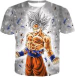 Dragon Ball Z Hoodie - Silver Mastered Ultra Instinct Goku Hoodie - T-Shirt