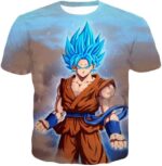 Dragon Ball Z Hoodie - SSJ Blue Super Saiyan Blue Goku Hoodie - T-Shirt