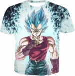 Dragon Ball Z Hoodie - Super Saiyan Blue Vegeta GT Hoodie - T-Shirt
