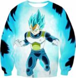 Dragon Ball Z Hoodie - Super Saiyan Blue Vegeta SSB Hoodie - Sweatshirt