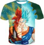 Dragon Ball Z Hoodie - Super Saiyan Blue Vegetto And SSJ4 Gogeta Hoodie - T-Shirt