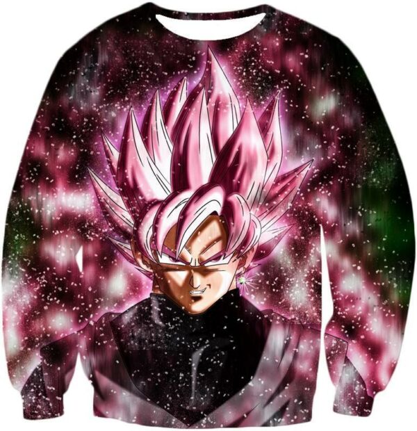 Dragon Ball Z Hoodie - Super Saiyan Rose Black Goku Hoodie - Sweatshirt