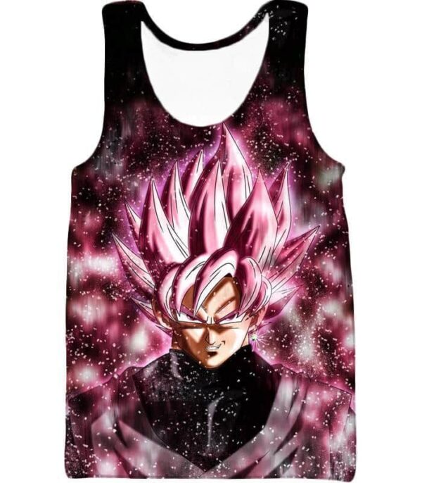 Dragon Ball Z Hoodie - Super Saiyan Rose Black Goku Hoodie - Tank Top