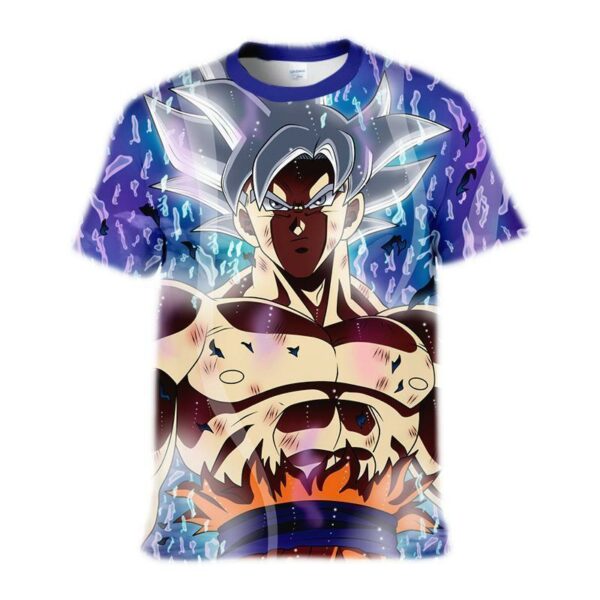 Dragon Ball Z Hoodie - Ultra Instinct Goku Vibrant Zip Up Hoodie Jacket - T-Shirt