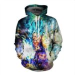 Dragon Ball Z Hoodie - Vegito Powering Up Pullover Hoodie