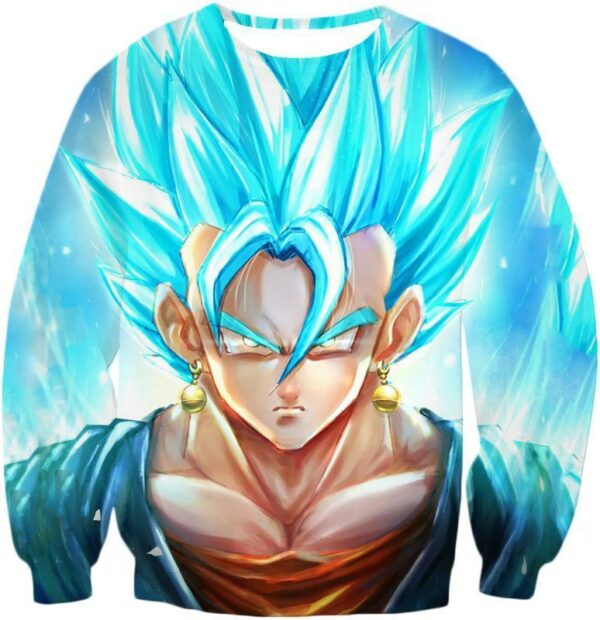 Dragon Ball Z Hoodie - Vegito Super Saiyan God Super Saiyan Blue Hoodie - Sweatshirt