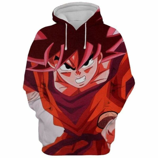 Dragon Ball Z Hoodies - Kaioken Goku Dragon Ball Z 3D Graphic Hoodie