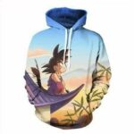 Dragon Ball Z Pullover Hoodie - Little Monkey Kid Goku Pullover Hoodie